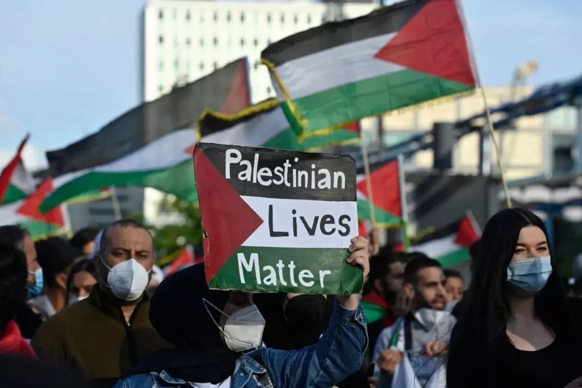 A Palestinian Rally